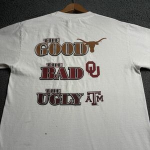 Vintage 90s University Of Texas Longhorns T-Shirt Mens Medium College Rivalry